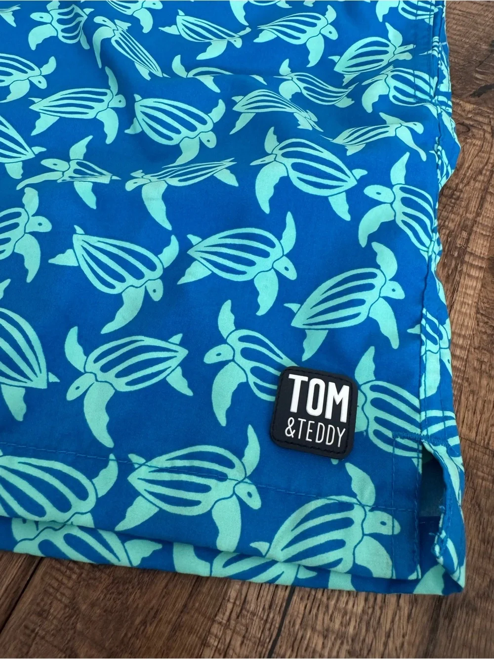 Tom &‎ Teddy Men's Swim Trunks Turtles Whales 2 Pair Size M C